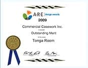 2009 A.R.E. Design Award for Outstanding Merit for the project Tonga Room